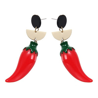 Tasty Red Pepper Earrings