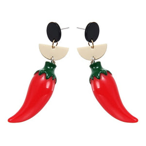 Tasty Red Pepper Earrings