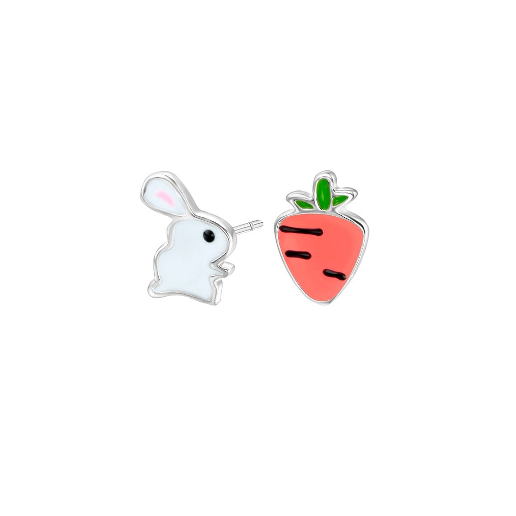 Tasty Carrot And Bunny Earring